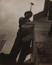Untitled (man with hammer), ca. 1951